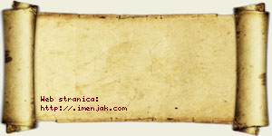 Jesenka Adamac vizit kartica